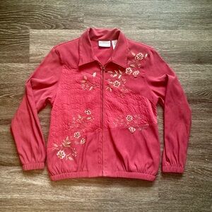 Vintage Alfred Dunner zip-up jacket